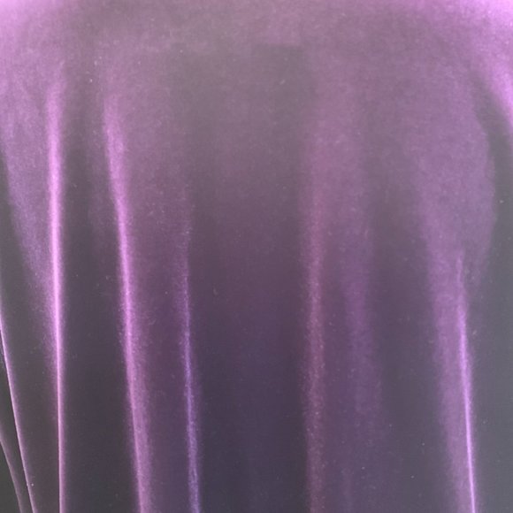 Quacker Factory purple velvet sequin jacket size M excellent condition - Picture 9 of 12